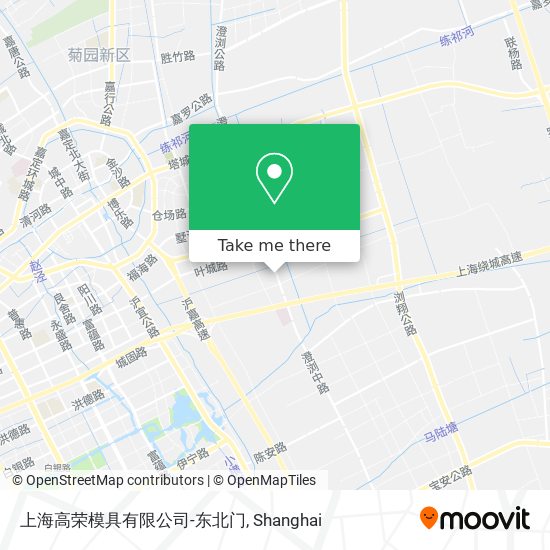 上海高荣模具有限公司-东北门 map
