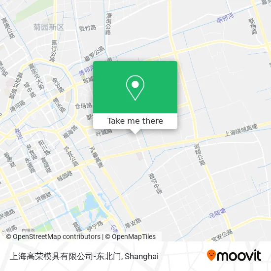 上海高荣模具有限公司-东北门 map