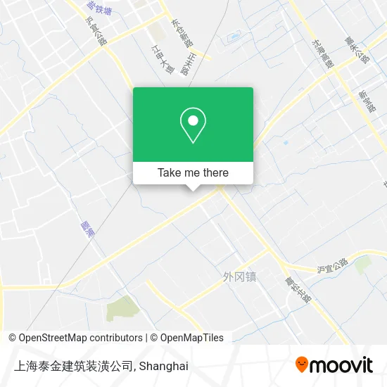 上海泰金建筑装潢公司 map