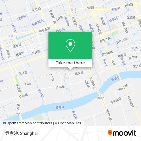 乔家沙 map