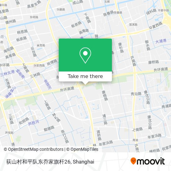 荻山村和平队东乔家旗杆26 map