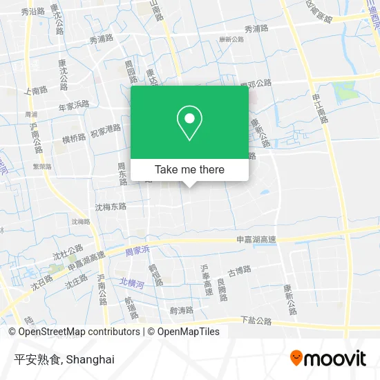 平安熟食 map
