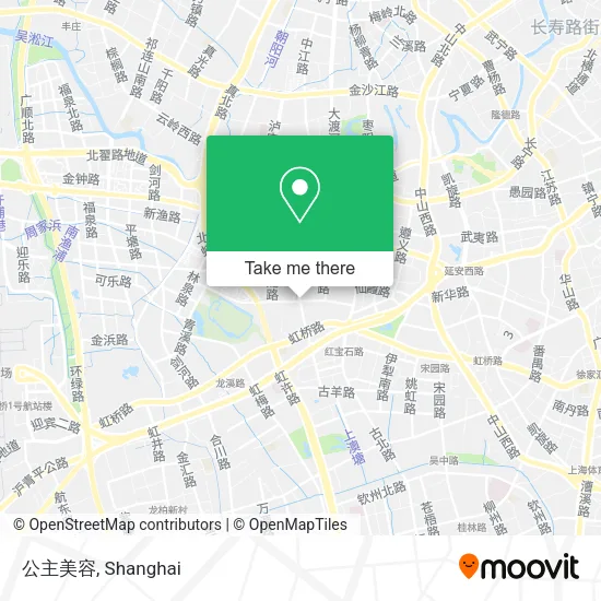 公主美容 map