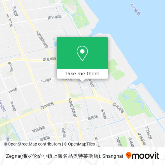 Zegna(佛罗伦萨小镇上海名品奥特莱斯店) map