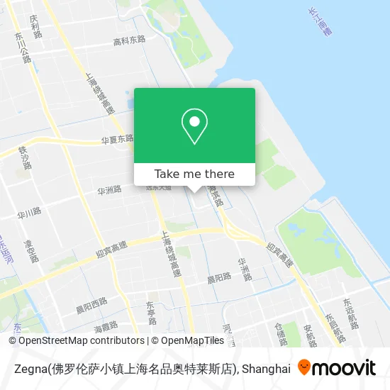 Zegna(佛罗伦萨小镇上海名品奥特莱斯店) map
