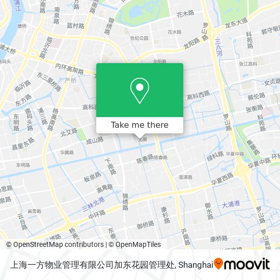 上海一方物业管理有限公司加东花园管理处 map