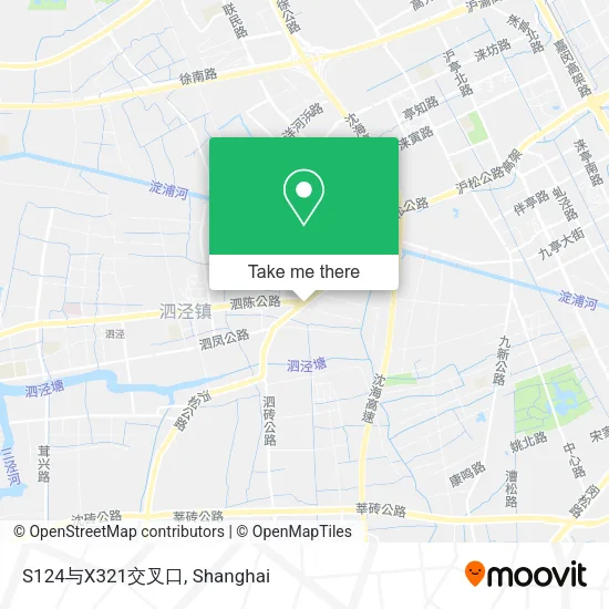 S124与X321交叉口 map