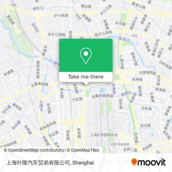 上海叶隆汽车贸易有限公司 map
