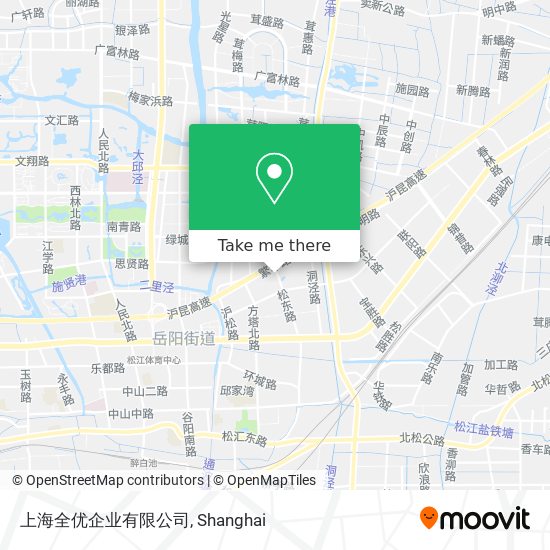 上海全优企业有限公司 map