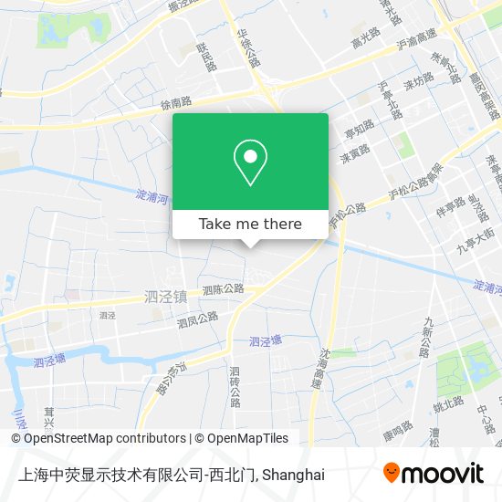 上海中荧显示技术有限公司-西北门 map