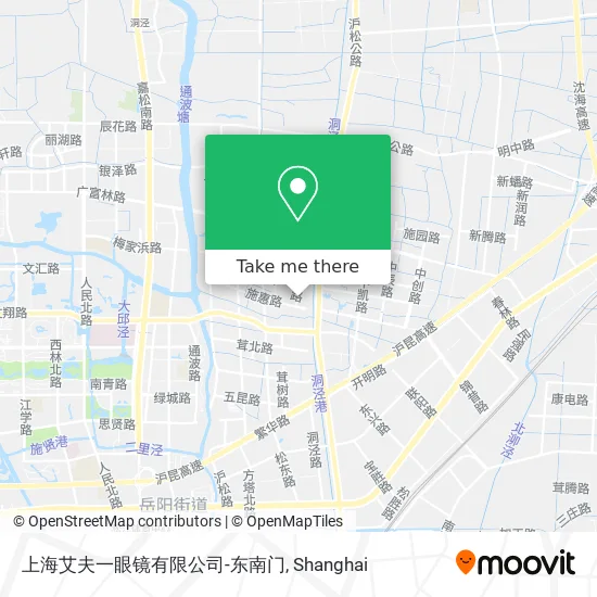 上海艾夫一眼镜有限公司-东南门 map