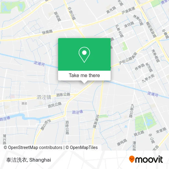 泰洁洗衣 map