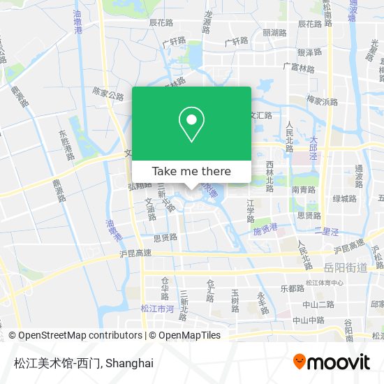 松江美术馆-西门 map