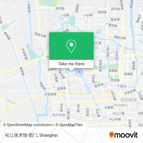 松江美术馆-西门 map
