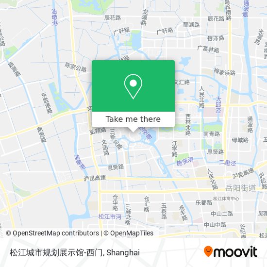 松江城市规划展示馆-西门 map