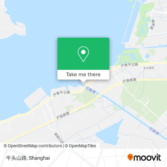 牛头山路 map