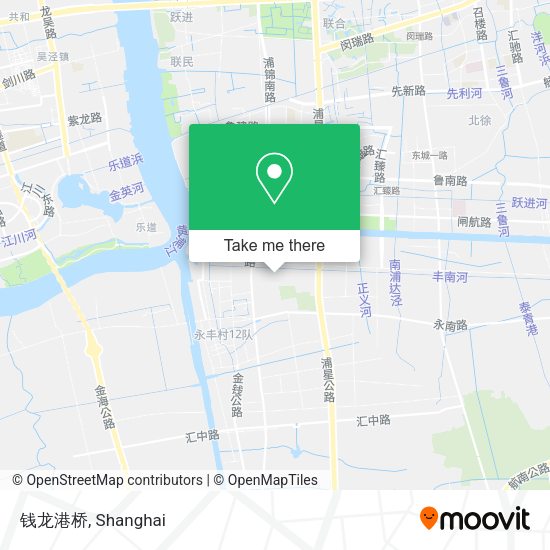 钱龙港桥 map