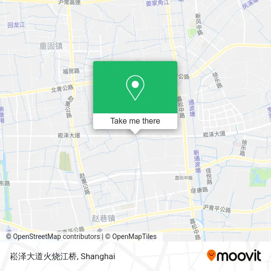 崧泽大道火烧江桥 map