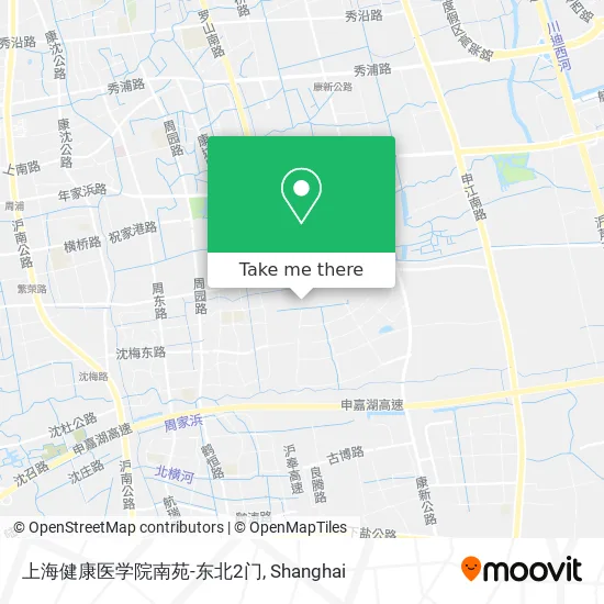 上海健康医学院南苑-东北2门 map