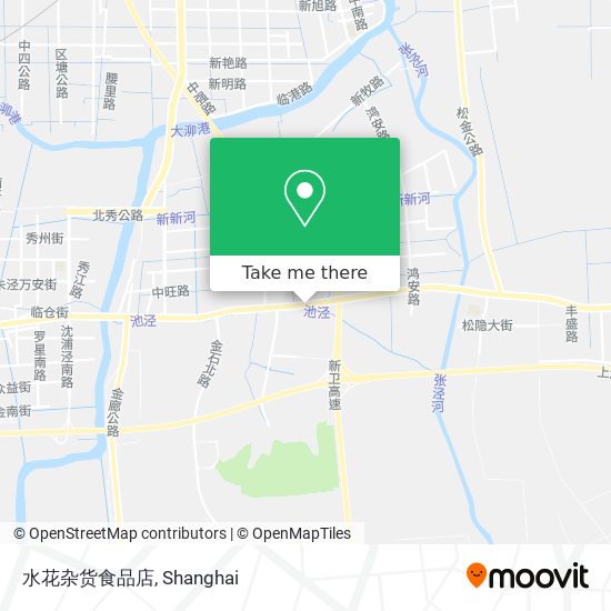 水花杂货食品店 map