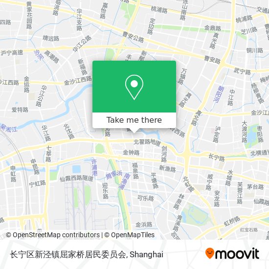 长宁区新泾镇屈家桥居民委员会 map