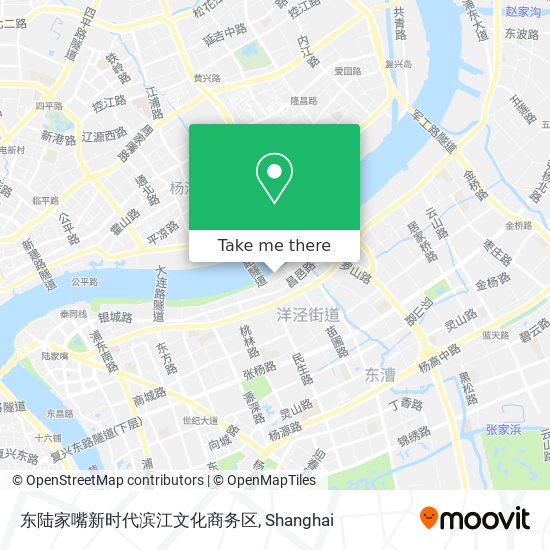 东陆家嘴新时代滨江文化商务区 map