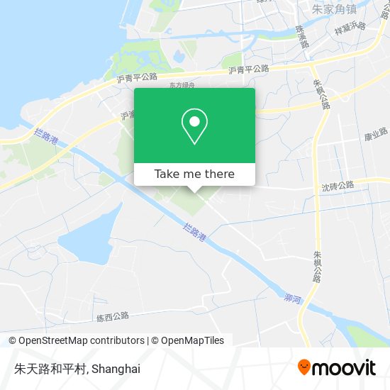 朱天路和平村 map