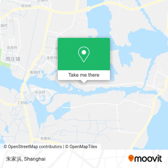 朱家浜 map