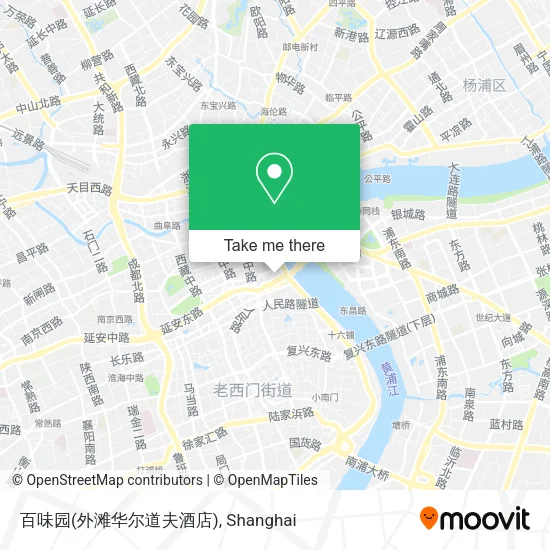 百味园(外滩华尔道夫酒店) map