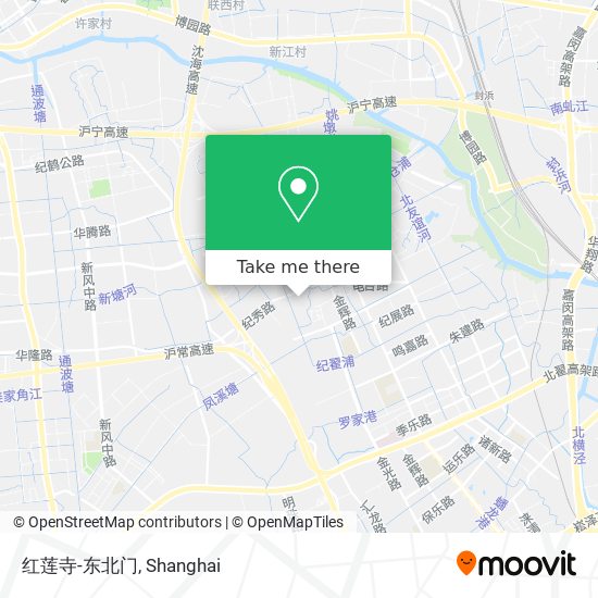 红莲寺-东北门 map