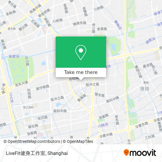 LiveFit健身工作室 map