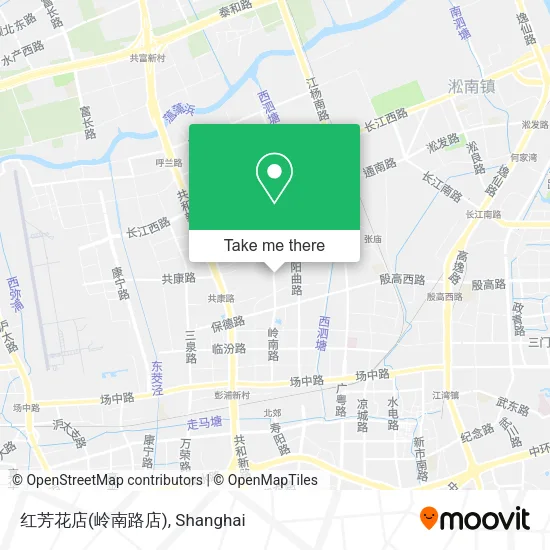红芳花店(岭南路店) map