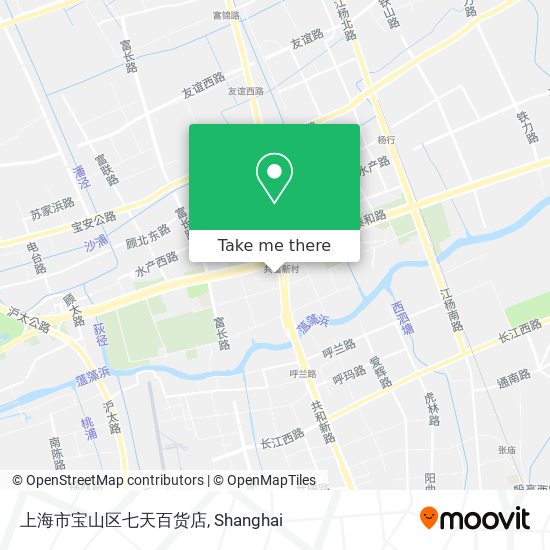 上海市宝山区七天百货店 map