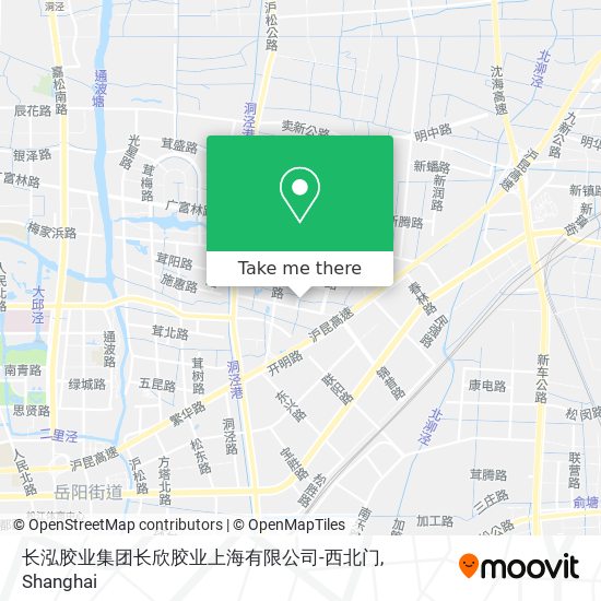 长泓胶业集团长欣胶业上海有限公司-西北门 map