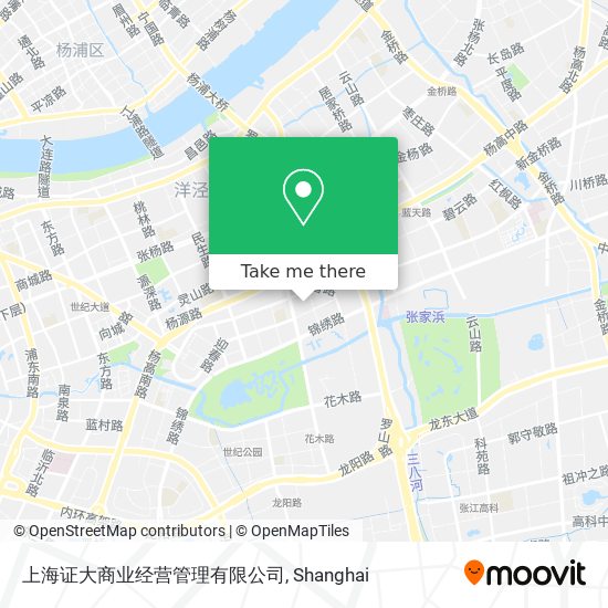 上海证大商业经营管理有限公司 map