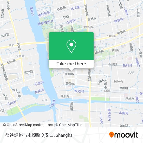盐铁塘路与永颂路交叉口 map