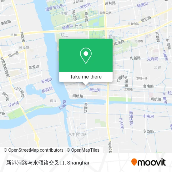 新港河路与永颂路交叉口 map