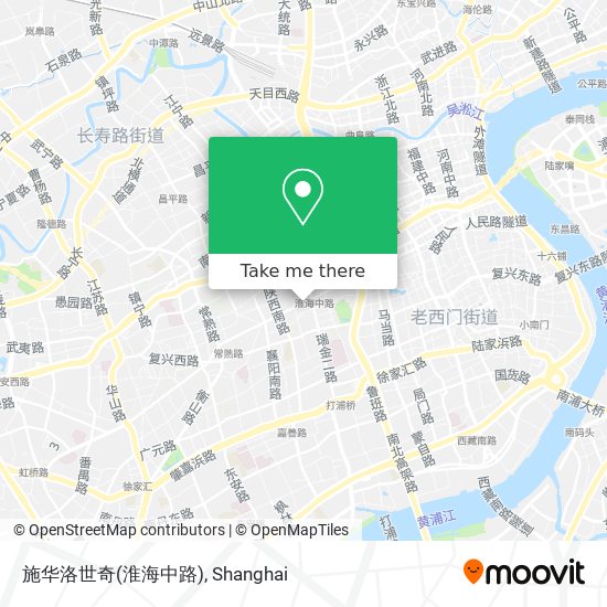 施华洛世奇(淮海中路) map