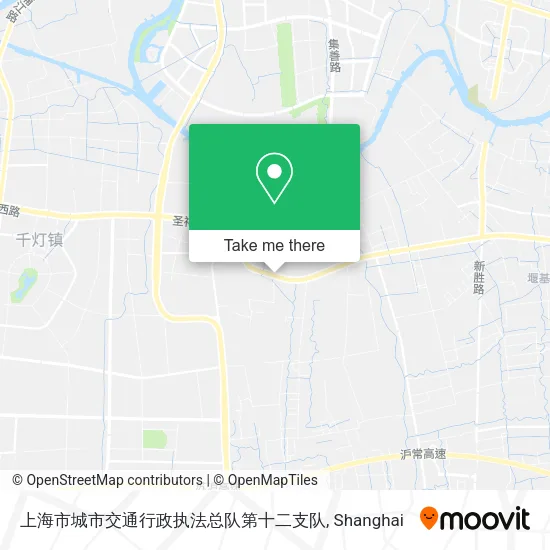 上海市城市交通行政执法总队第十二支队 map