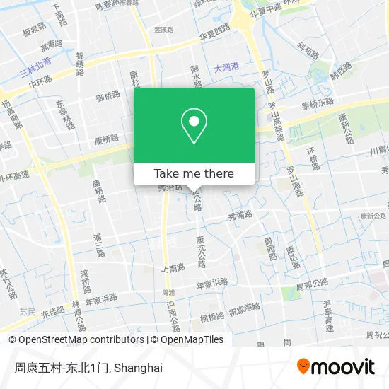 周康五村-东北1门 map