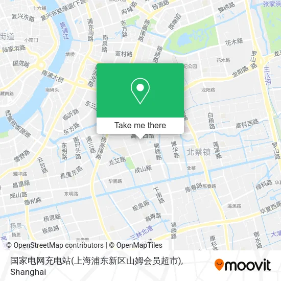 国家电网充电站(上海浦东新区山姆会员超市) map