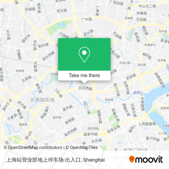 上海站营业部地上停车场-出入口 map