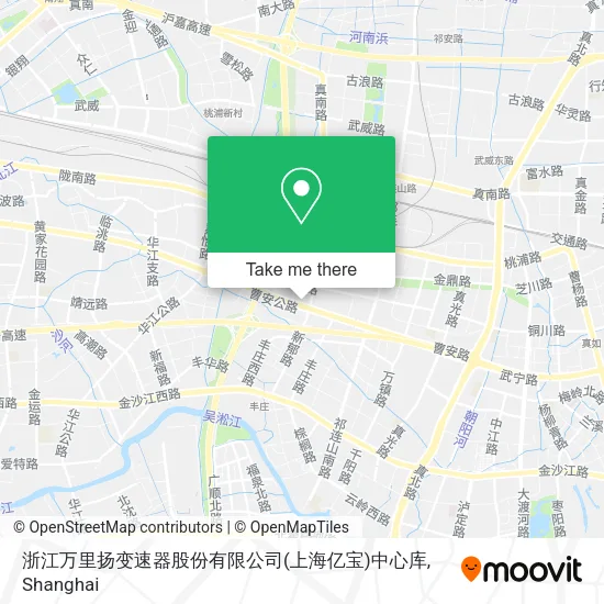 浙江万里扬变速器股份有限公司(上海亿宝)中心库 map