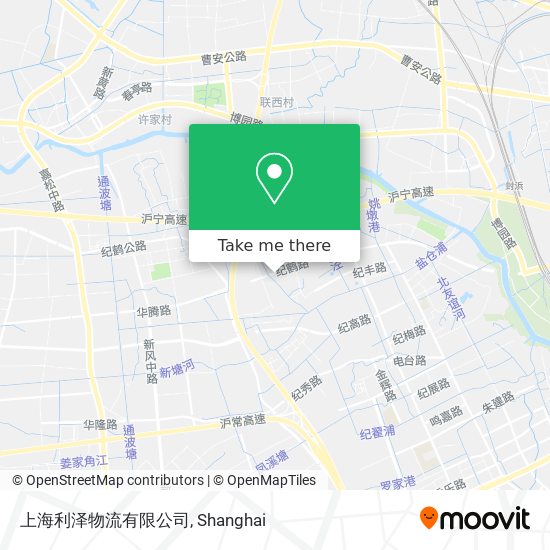 上海利泽物流有限公司 map