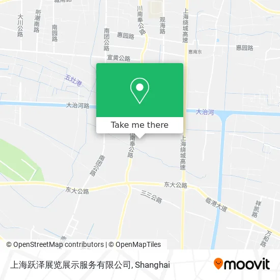 上海跃泽展览展示服务有限公司 map