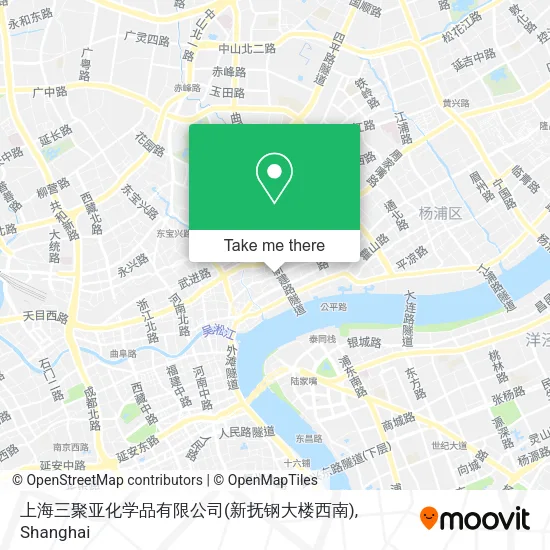 上海三聚亚化学品有限公司(新抚钢大楼西南) map