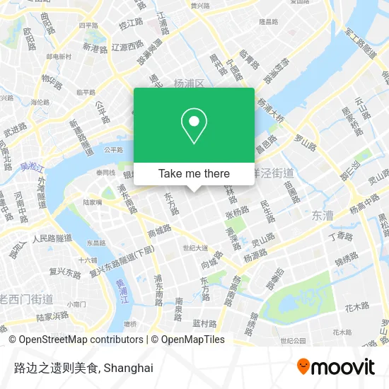 路边之遗则美食 map