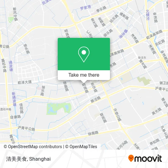 清美美食 map
