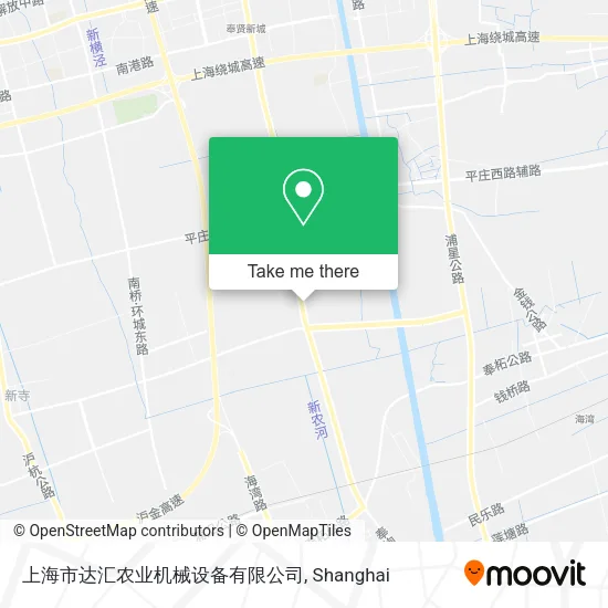 上海市达汇农业机械设备有限公司 map