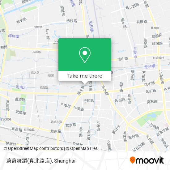 蔚蔚舞蹈(真北路店) map